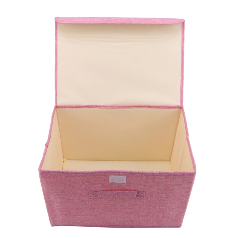Foldable Cotton Linen Cloth CD Storage Boxes Toys Organizer With Lids And Handles Laundry Storage Basket Washable Household
Foldable Cotton Linen Cloth CD Storage Boxes Toys Organizer With Lids And Handles Laundry Storage Basket Washable Household