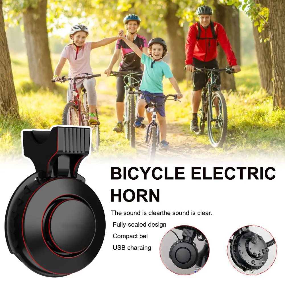 lectric Bike Horn USB Rechargeable Bicycle Bell Waterproof Anti-Theft 130db Electronic Bell Bicycle Practical Accessories
lectric Bike Horn USB Rechargeable Bicycle Bell Waterproof Anti-Theft 130db Electronic Bell Bicycle Practical Accessories