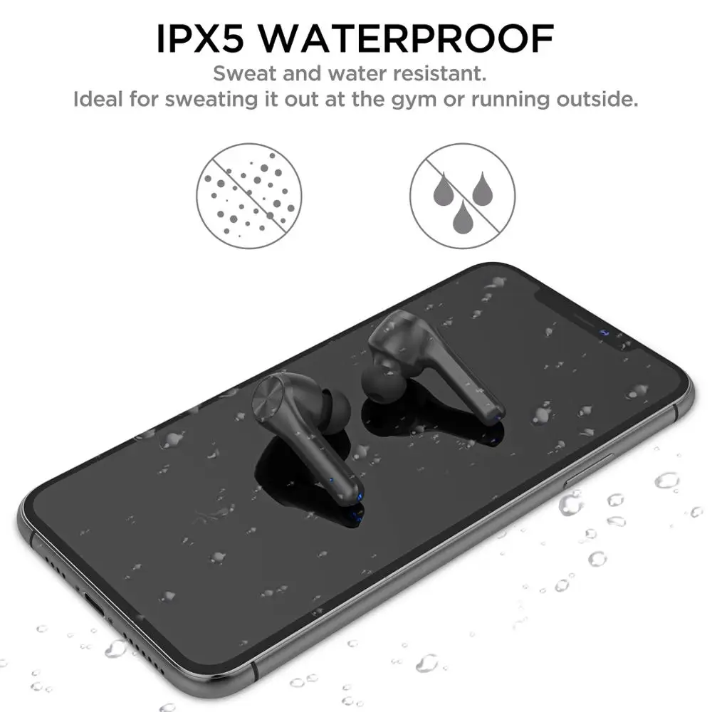 Bluetooth Earphones Wireless Headphones Stereo Sport Waterproof Bluetooth Earbuds Headset with Charging Case
Bluetooth Earphones Wireless Headphones Stereo Sport Waterproof Bluetooth Earbuds Headset with Charging Case