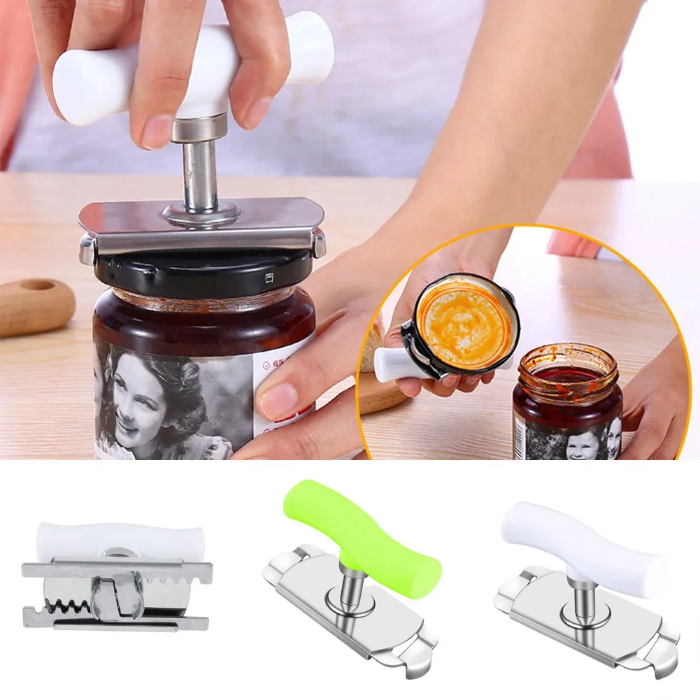 Multi-function Stainless Steel Glass Lids Off Jar Opener Labor-saving Can Opener For Kitchen Gadget
Multi-function Stainless Steel Glass Lids Off Jar Opener Labor-saving Can Opener For Kitchen Gadget