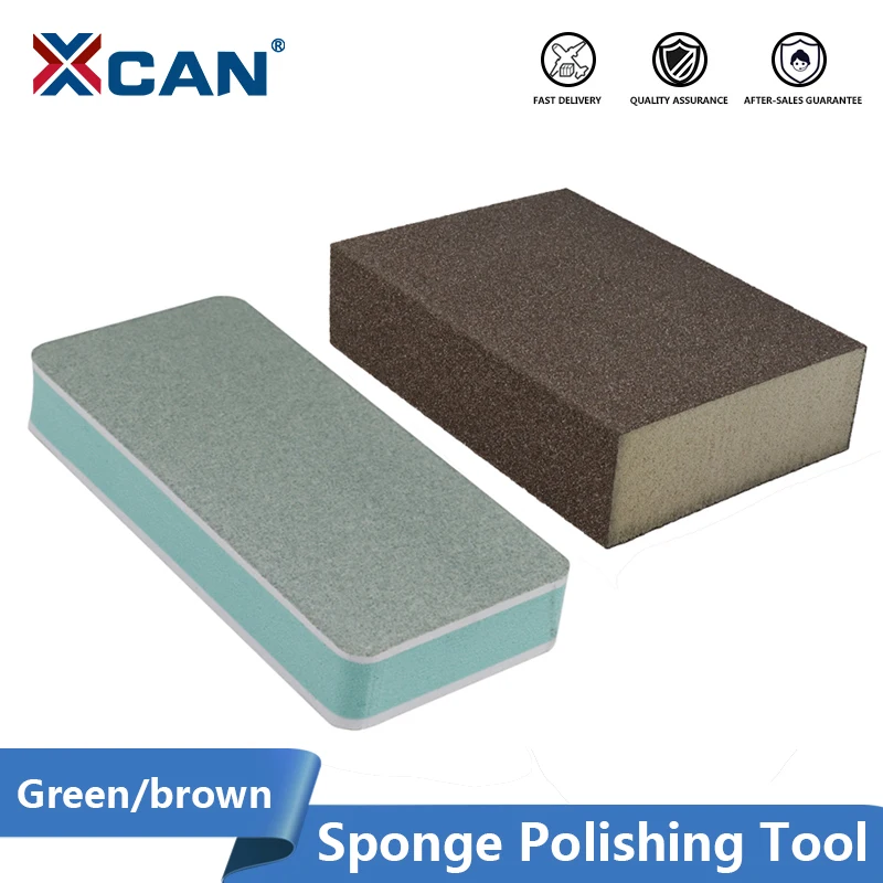 XCAN Polishing Block Sponge Buffer Green/brown For Metal Polishing Tools Double Side Buffer Block Polish
XCAN Polishing Block Sponge Buffer Green/brown For Metal Polishing Tools Double Side Buffer Block Polish