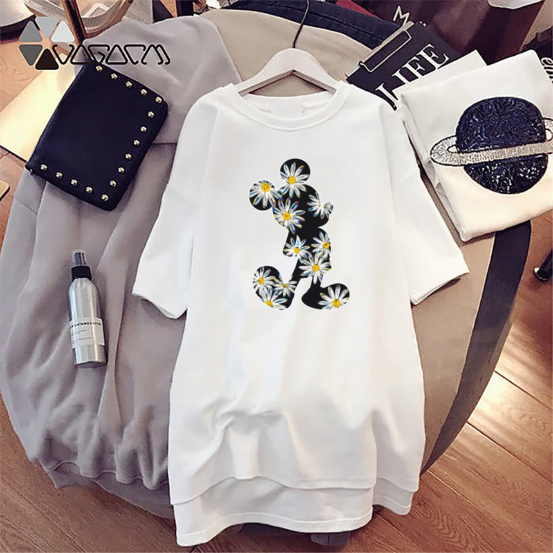 Mickey Vintage Mini Print Dresses Women T-Shirt Dress Harajuku Short Sleeve Vintage Casual Loose Party Summer Femme Streetwear
Mickey Vintage Mini Print Dresses Women T-Shirt Dress Harajuku Short Sleeve Vintage Casual Loose Party Summer Femme Streetwear
