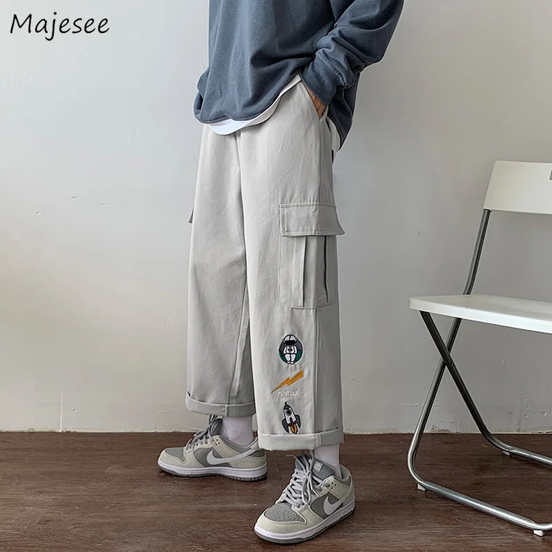 Men Casual Pants Chic Cartoon Printed Loose Leisure Drawstring Cargo All-match Ulzzang Hip Hop High Street Pockets Simple Teens
Men Casual Pants Chic Cartoon Printed Loose Leisure Drawstring Cargo All-match Ulzzang Hip Hop High Street Pockets Simple Teens