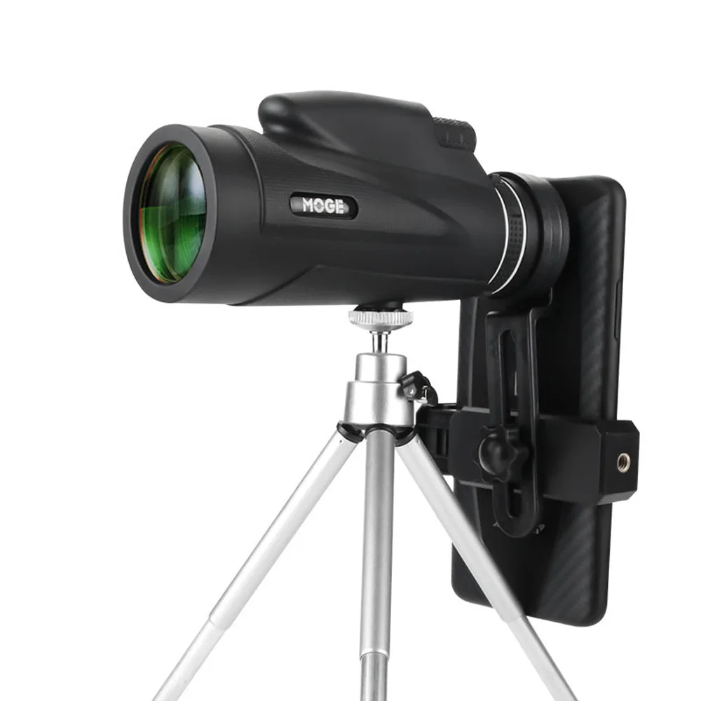 MOGE 50X60 Monocular Telescope Waterproof High Powerful Night Vision HD Telescope With Mobile Phone Holder For Smartphone Take P
MOGE 50X60 Monocular Telescope Waterproof High Powerful Night Vision HD Telescope With Mobile Phone Holder For Smartphone Take P