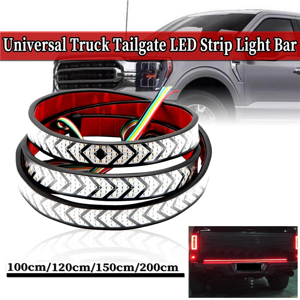 12V 24V Universal Truck Tailgate Strip Light Bar Multifunction Running Turn Signal Brak Light Reverse Backup Red Tail Strip
12V 24V Universal Truck Tailgate Strip Light Bar Multifunction Running Turn Signal Brak Light Reverse Backup Red Tail Strip