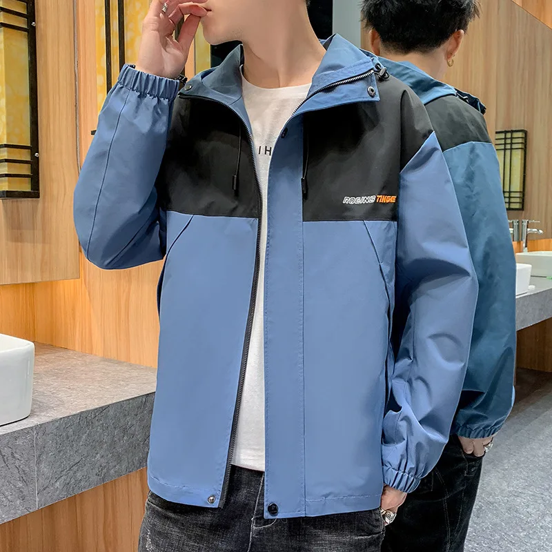 2021 spring and autumn men's coat new Korean fashion handsome sports leisure men's work jacket
2021 spring and autumn men's coat new Korean fashion handsome sports leisure men's work jacket