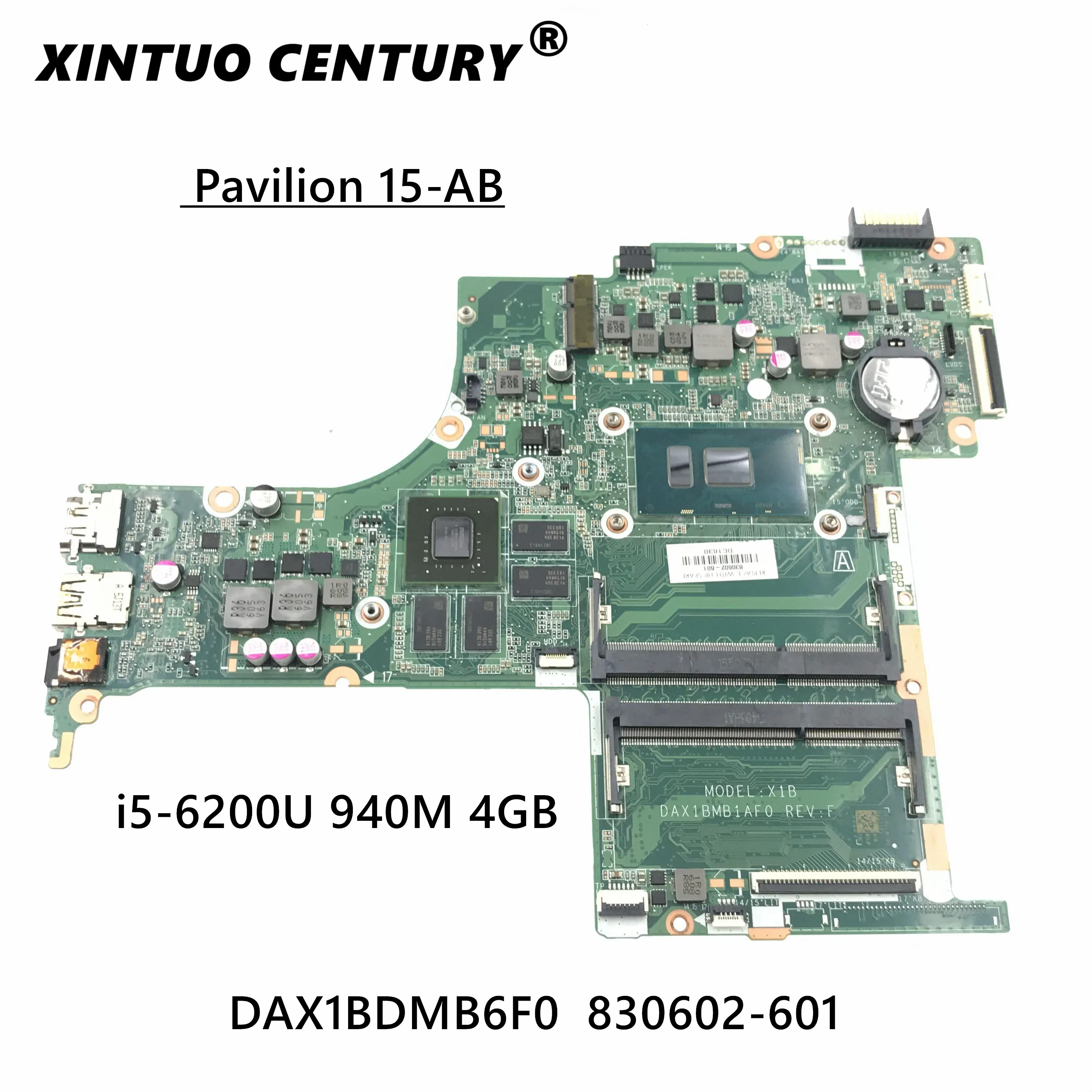 Для струйного принтера HP Pavilion 15T-AB100 15-AB Материнская плата ноутбука SR2EY i5-6200U 940 м 4 Гб GPU DDR3L 830602-601 830602-001 аккумулятор большой емкости DAX1BDMB6F0
Для струйного принтера HP Pavilion 15T-AB100 15-AB Материнская плата ноутбука SR2EY i5-6200U 940 м 4 Гб GPU DDR3L 830602-601 830602-001 аккумулятор большой емкости DAX1BDMB6F0