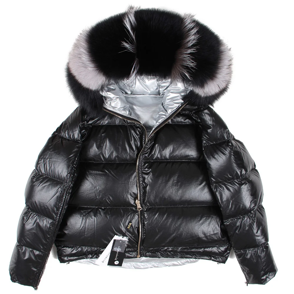 Winter Jacket Women Down Natural Fox Fur Collar Coat Loose Short White Duck Down Real Fur Coat
Winter Jacket Women Down Natural Fox Fur Collar Coat Loose Short White Duck Down Real Fur Coat