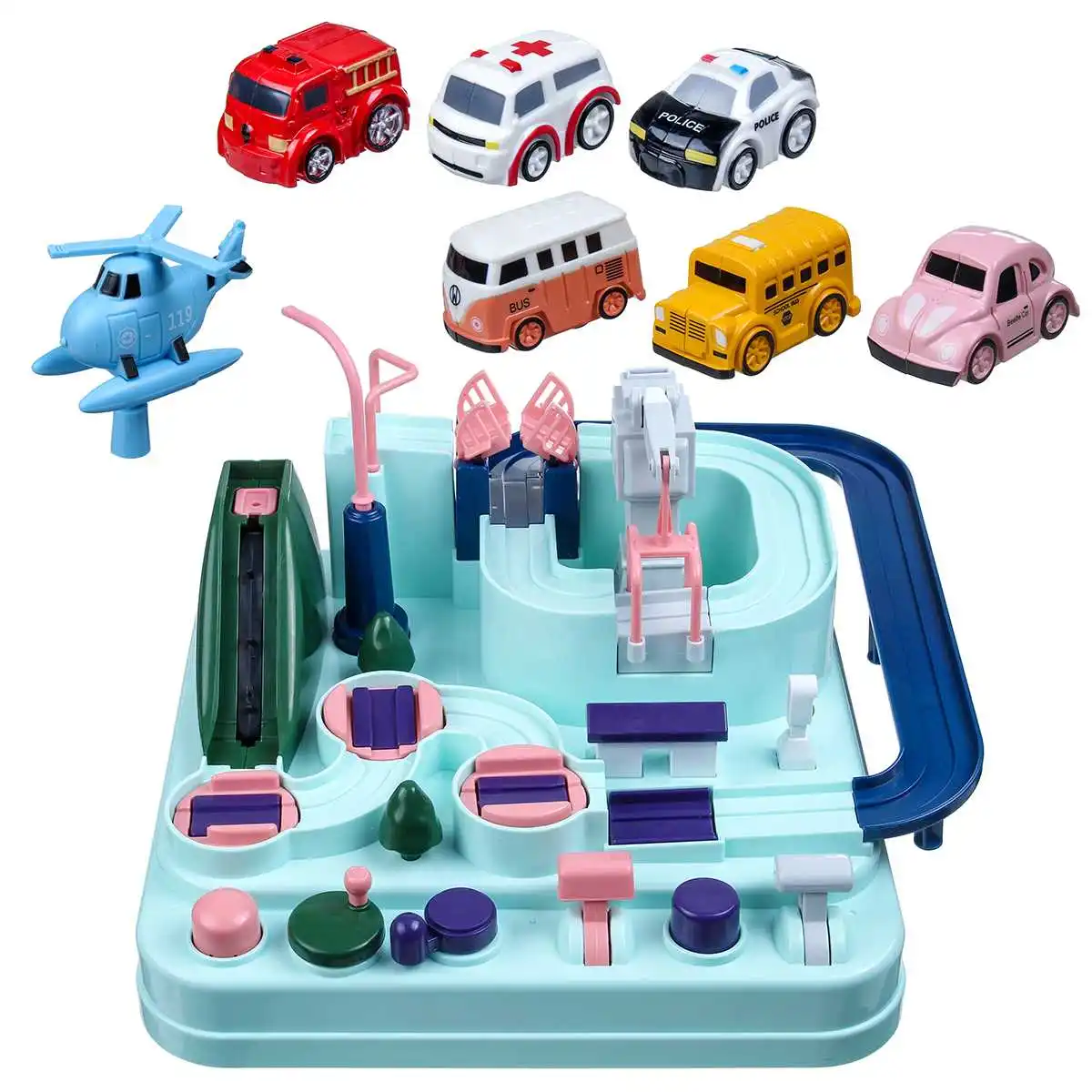 Educational Children Toy Set Track Car Adventure Game Transport Portable Cool Gift Interactive Railway Racing Funny
Educational Children Toy Set Track Car Adventure Game Transport Portable Cool Gift Interactive Railway Racing Funny