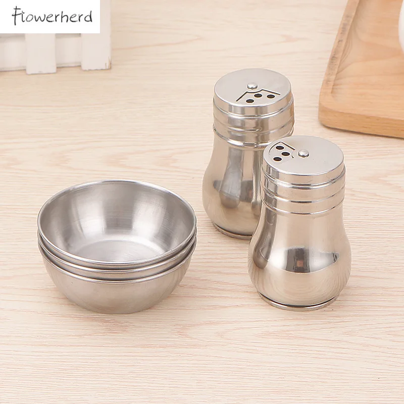 Stainless Steel Round Soy Sauce Dish Condiment Bottle Small Dish Seasoning Dish Bottle Dipping Sauce Dish Home Kitchen Tableware
Stainless Steel Round Soy Sauce Dish Condiment Bottle Small Dish Seasoning Dish Bottle Dipping Sauce Dish Home Kitchen Tableware