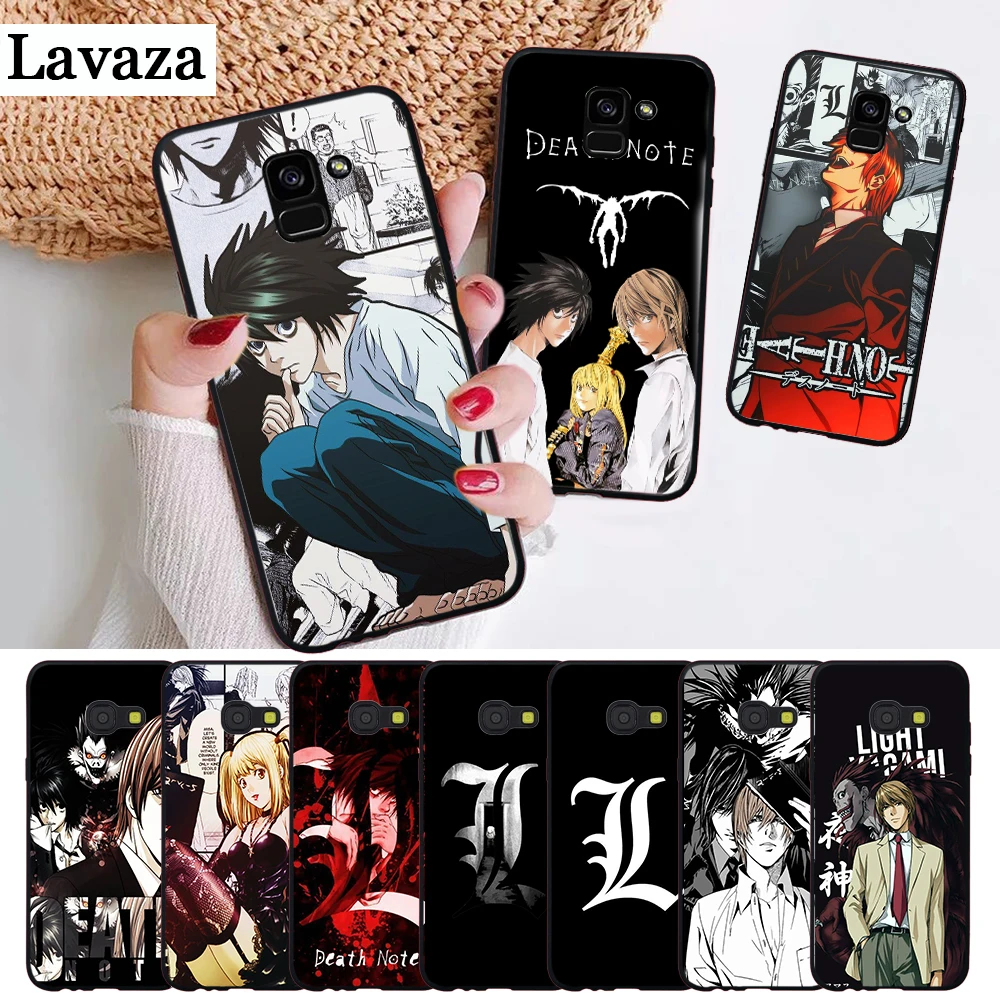 Аниме Манга Death Note дизайн силиконовый чехол для Samsung J4 Core 2018 плюс J6 Prime J7 Duo J8 8 9