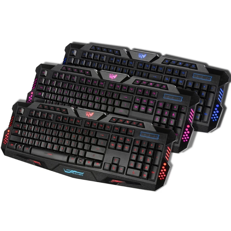 A877y Three-color Backlit Multiple Rgb Wired Usb Keyboard Mechanical Feel Can Turn Off The Lights
A877y Three-color Backlit Multiple Rgb Wired Usb Keyboard Mechanical Feel Can Turn Off The Lights