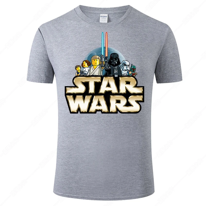 Star Wars T shirt Men Women Summer Fashion Casual Short Sleeved T-shirt For Cheap tshirt Vestidos Promotion Cool Tee J47 | Мужская