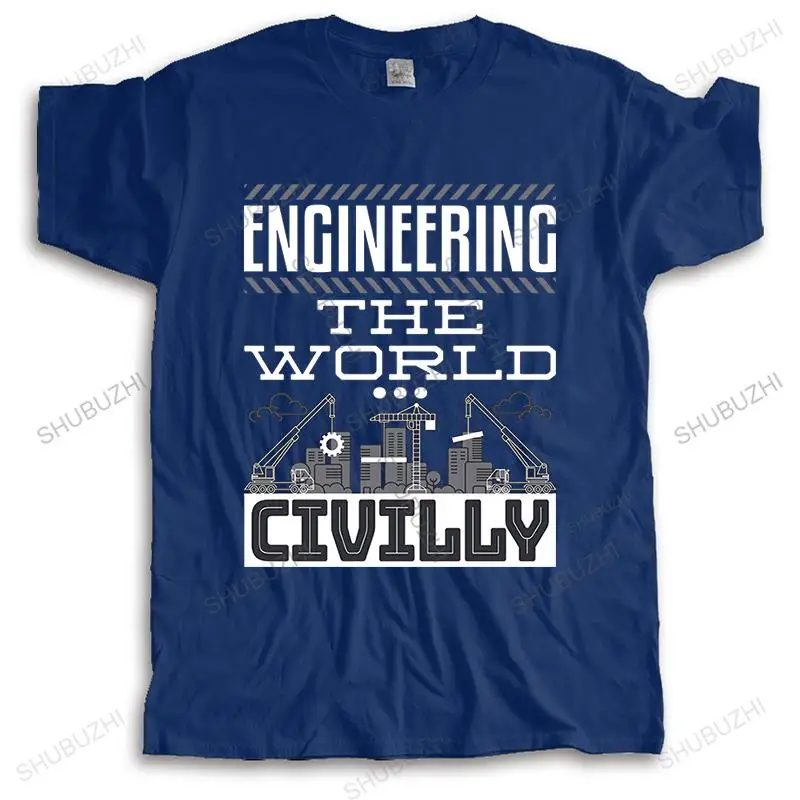 men summer O-neck T-shirt short sleeve hot sale ENGINEERING THE WORLD CIVILLY bigger size women unisex tee-shirt casual tees
men summer O-neck T-shirt short sleeve hot sale ENGINEERING THE WORLD CIVILLY bigger size women unisex tee-shirt casual tees