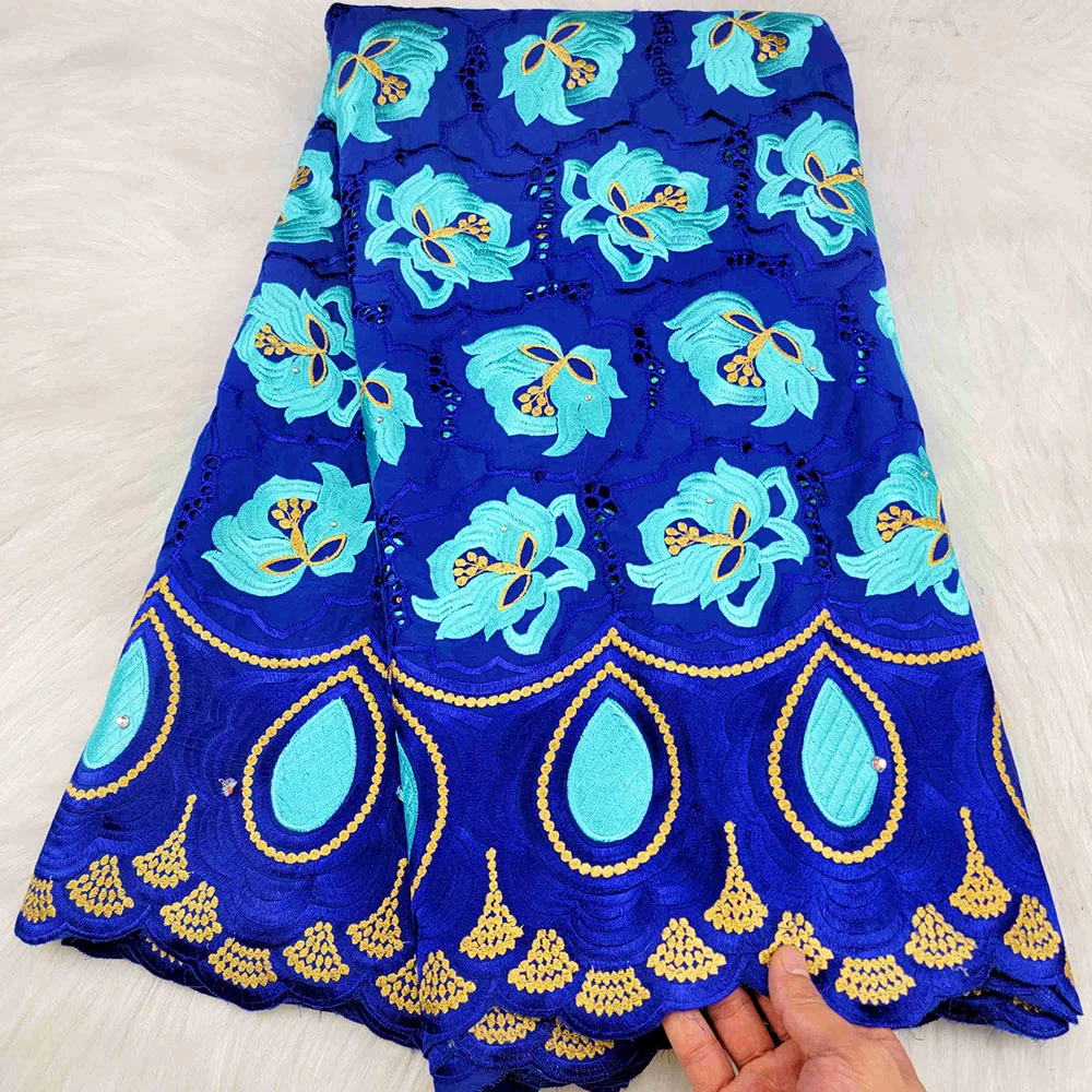 Royal Blue Swiss Lace Fabric Latest Embroidery Stones African 100% Cotton Swiss Voile Lace Popular Dubai Style For Party Dress
Royal Blue Swiss Lace Fabric Latest Embroidery Stones African 100% Cotton Swiss Voile Lace Popular Dubai Style For Party Dress