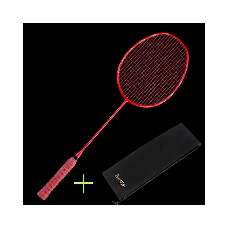 1pcs Ultralight Badminton Racket Carbon Badminton Racquet Carbon Fiber Grips Offensive Defensive Training Racket With Bag
1pcs Ultralight Badminton Racket Carbon Badminton Racquet Carbon Fiber Grips Offensive Defensive Training Racket With Bag