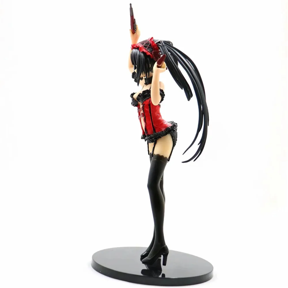 Date A Live Tokisaki Kurumi Anime Figure Nightmare Sexy Toys Action Figurines PVC Collectible Model Girl Doll Brinquedos Figma | Игрушки и