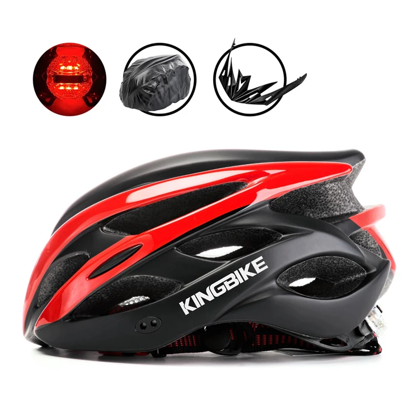 KINGBIKE Bicycle Helmet Outdoor Sport Riding Helmet Mountain Road Bike MTB Cycling Helmet With Visor Integrally Molded Helmet
KINGBIKE Bicycle Helmet Outdoor Sport Riding Helmet Mountain Road Bike MTB Cycling Helmet With Visor Integrally Molded Helmet