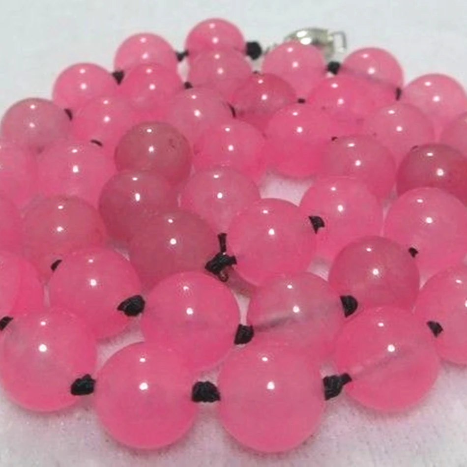 Wholesale price natural stone semi-precious 10mm pink chalcedony jades round beads necklace women elegant jewelry 18inch MY5202
Wholesale price natural stone semi-precious 10mm pink chalcedony jades round beads necklace women elegant jewelry 18inch MY5202