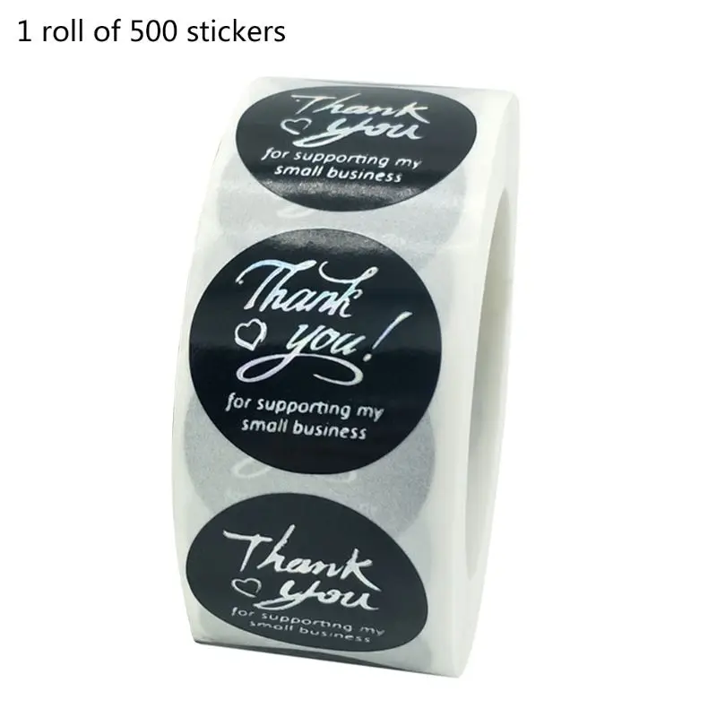 500pcs Thank You Stickers Gold Silver Foil Seal Label for Small Shop Wedding Gift Package Envelope Stationery Sticker
500pcs Thank You Stickers Gold Silver Foil Seal Label for Small Shop Wedding Gift Package Envelope Stationery Sticker