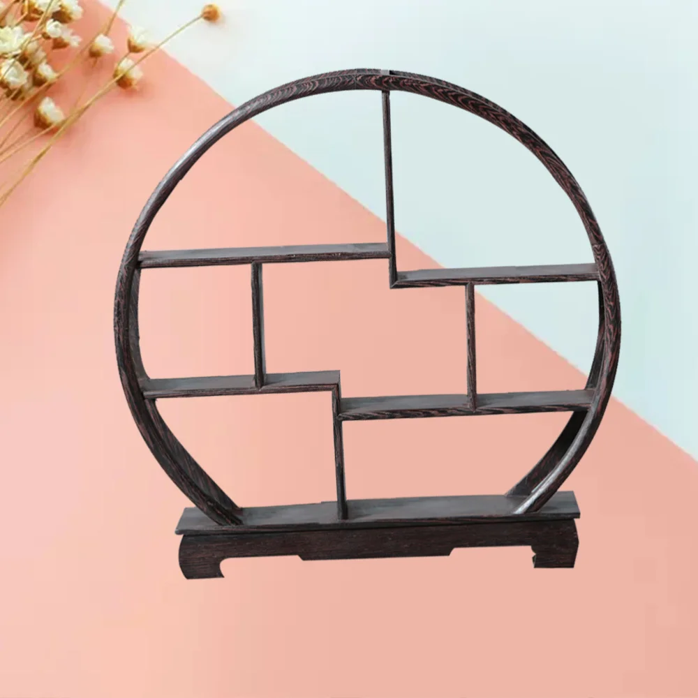 1Pc Wood Shelf Retro Antique Shelf Rosewood Crafts Wenge Display Stand without Ornaments (Peach Shape)
1Pc Wood Shelf Retro Antique Shelf Rosewood Crafts Wenge Display Stand without Ornaments (Peach Shape)