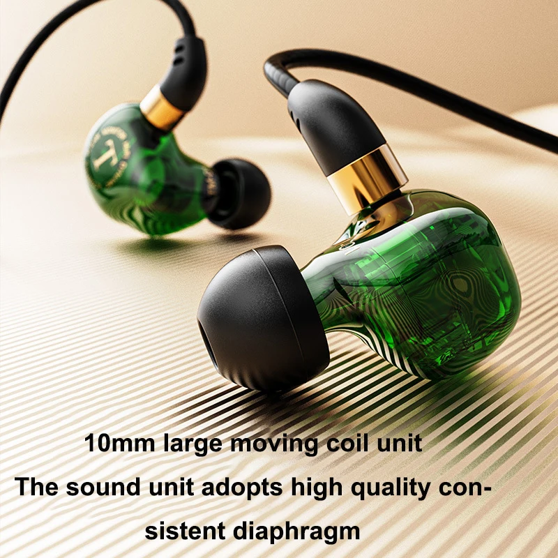 HIFI Stereo 3.5mm Wired Earphone Moving Coil Bass Headphone Microphone Noise Reduction Sports Waterproof Earphone Gaming Headset
HIFI Stereo 3.5mm Wired Earphone Moving Coil Bass Headphone Microphone Noise Reduction Sports Waterproof Earphone Gaming Headset