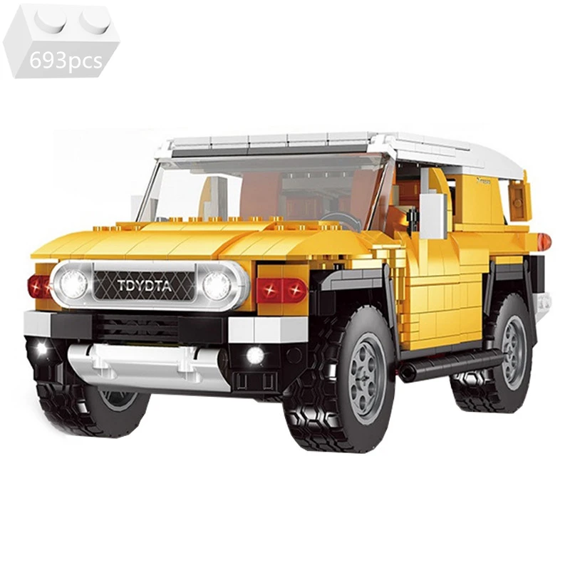 NEW High-Tech Off-Road SUV Car FJ Land Cruiser Building Blocks Kit Bricks Creative MOC Vehicle Classic Model DIY Kids Toys Gifts
NEW High-Tech Off-Road SUV Car FJ Land Cruiser Building Blocks Kit Bricks Creative MOC Vehicle Classic Model DIY Kids Toys Gifts