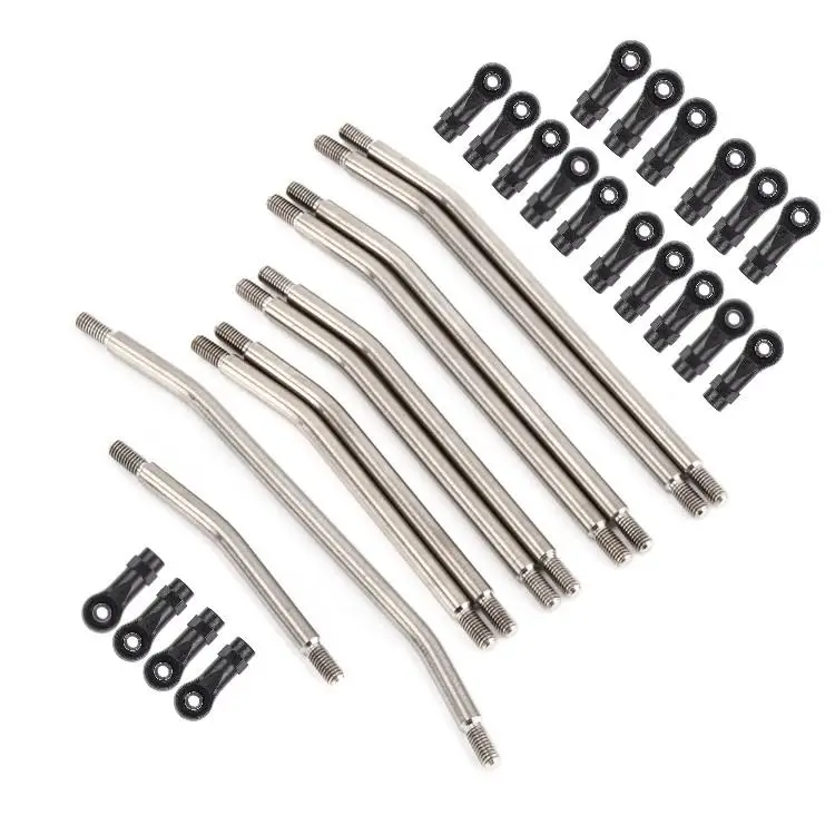 10PCS Metal RC Links Upper + Lower Linkage Chassis Link Set With Plastic Rod End For 1/10 AXIAL SCX10 II 90046 RC Crawler Car
10PCS Metal RC Links Upper + Lower Linkage Chassis Link Set With Plastic Rod End For 1/10 AXIAL SCX10 II 90046 RC Crawler Car