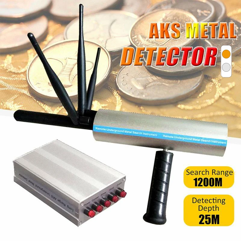 

AKS Metal Detector Remote Positioning Underground Handhold 3D Gold Silver Gems Detector 1200m Long Range Diamond Finder Tracker