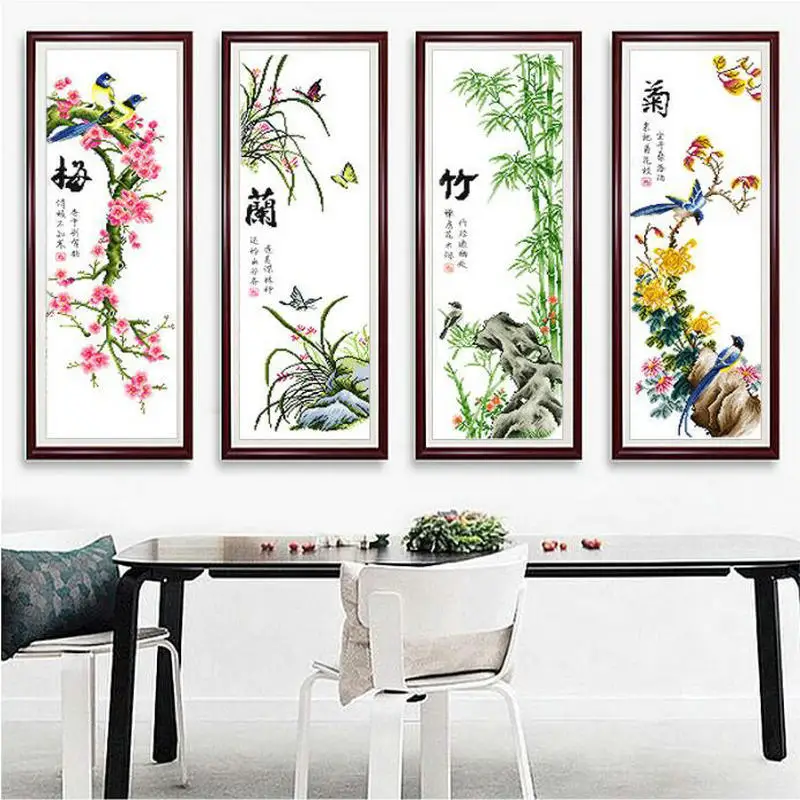 DIY Needlework Counted Printed Canvas Cross Stitch for Embroidery Kit Cotton Thread Cross-Stitching Wall Decoration Painting
DIY Needlework Counted Printed Canvas Cross Stitch for Embroidery Kit Cotton Thread Cross-Stitching Wall Decoration Painting