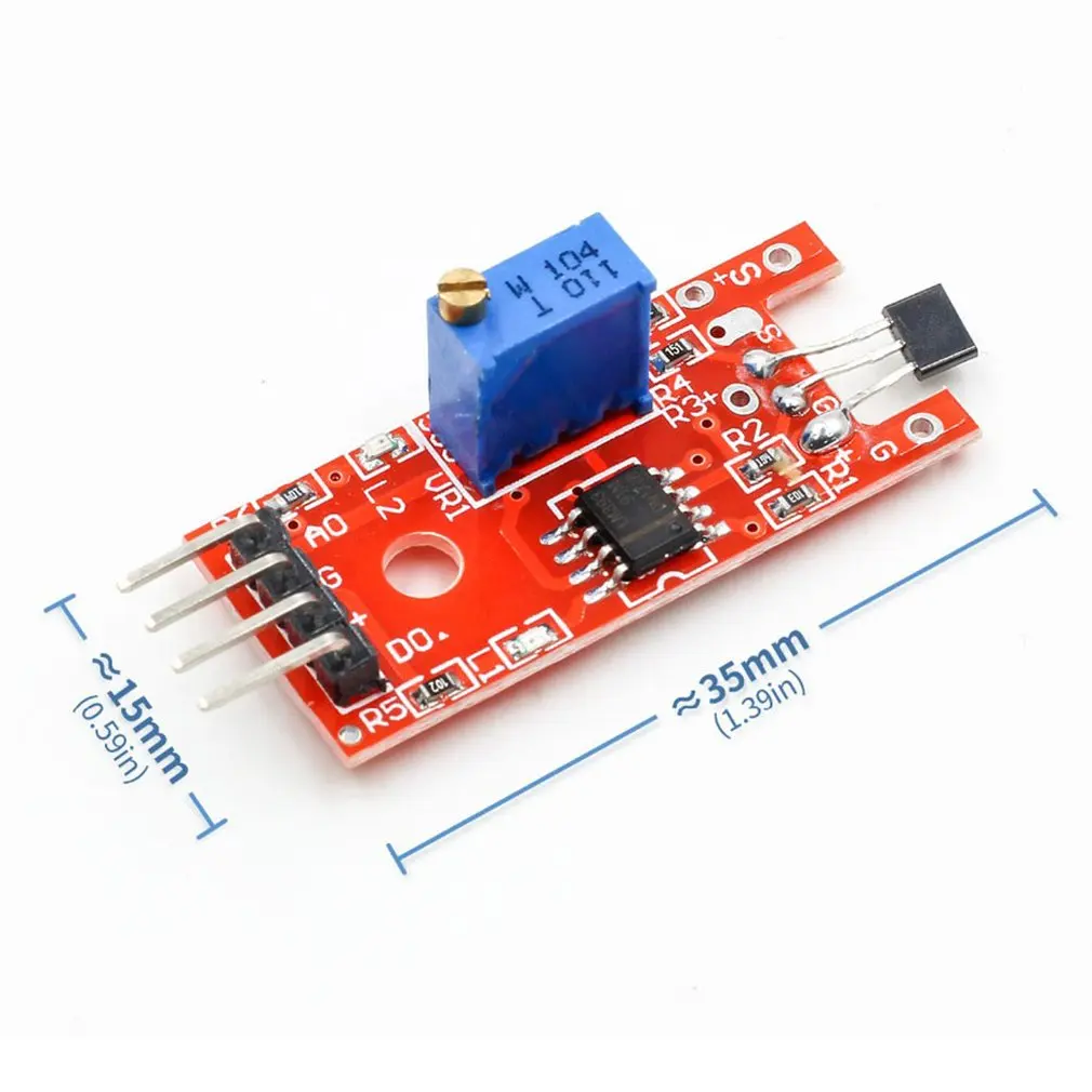 Linear Magnetic Hall Sensor Ky-024 Applicable a Accessories High Sensitivity LESHP
Linear Magnetic Hall Sensor Ky-024 Applicable a Accessories High Sensitivity LESHP