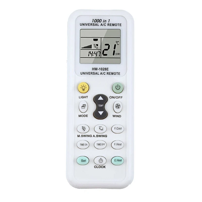 Universal 1000 In 1 K-1028E LCD Low Power Consumption Air Condition A/C Remote Control Controller Multifunction Smart Home
Universal 1000 In 1 K-1028E LCD Low Power Consumption Air Condition A/C Remote Control Controller Multifunction Smart Home