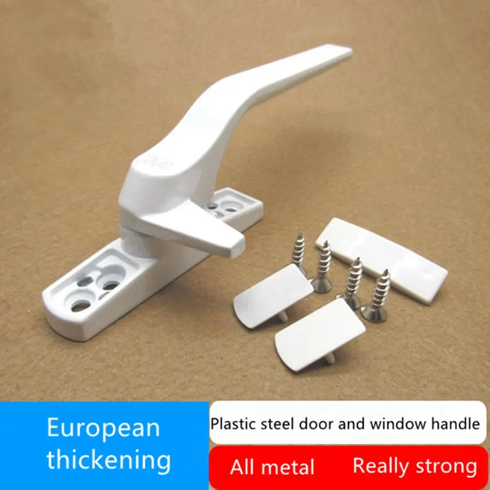 Thickened plastic steel push open door and window handle window handle old lock buckle door and window seven characters handle a
Thickened plastic steel push open door and window handle window handle old lock buckle door and window seven characters handle a