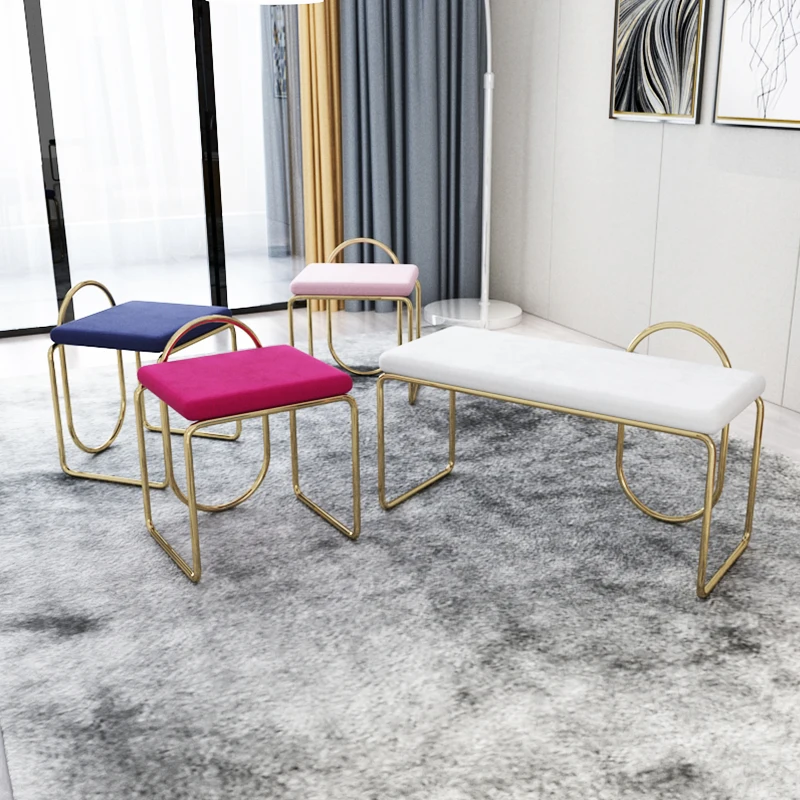 Nordic Change Shoe Stool Iron Golden Bedroom Make Up Stool Dressing Stool Porch Sofa Stool Simple Living Room Rest Bench Sofa
Nordic Change Shoe Stool Iron Golden Bedroom Make Up Stool Dressing Stool Porch Sofa Stool Simple Living Room Rest Bench Sofa
