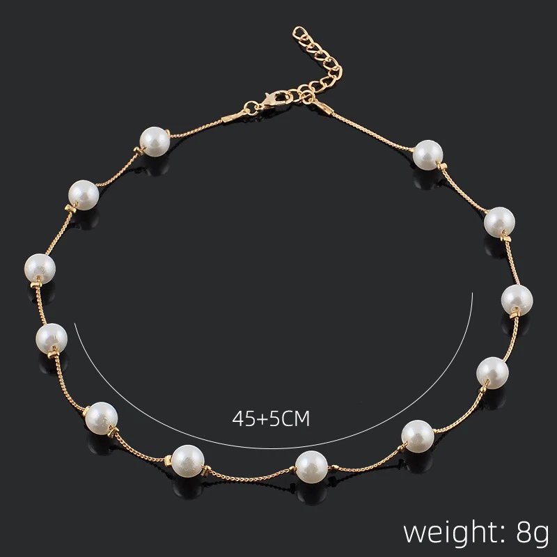 2021 Korean Fashion Pearl Pendant Choker Necklace Women's Wedding Party Clavicle Chain Accessories Gifts
2021 Korean Fashion Pearl Pendant Choker Necklace Women's Wedding Party Clavicle Chain Accessories Gifts