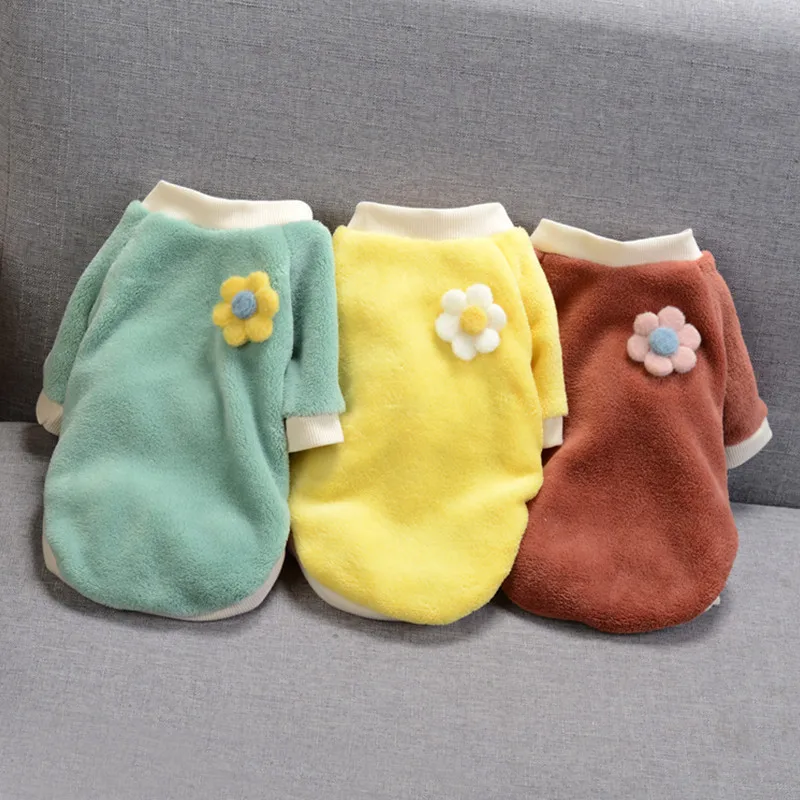 New Style Autumn Winter Pet Clothes Cat Sweet Coral Velvet Costume Small-Medium Dogs Vest Pug Teddy Bear Soft Warm Pet Clothes
New Style Autumn Winter Pet Clothes Cat Sweet Coral Velvet Costume Small-Medium Dogs Vest Pug Teddy Bear Soft Warm Pet Clothes