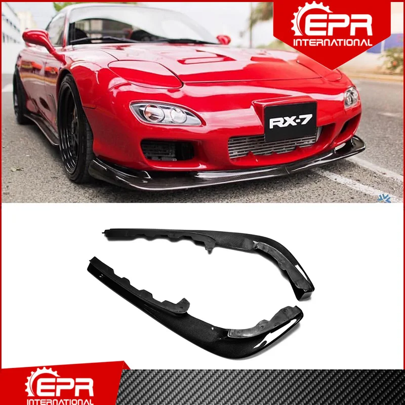 For RX7 FD3S OEM Carbon Fiber Front Lip Trim 2pcs (1993-1999 Model) RX7 Racing Part Body Kit FD3S Accessories Front Lip Splitter
For RX7 FD3S OEM Carbon Fiber Front Lip Trim 2pcs (1993-1999 Model) RX7 Racing Part Body Kit FD3S Accessories Front Lip Splitter