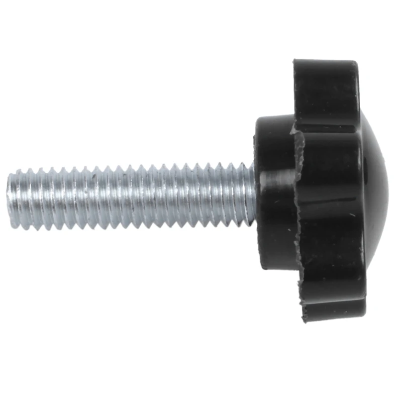Plastic Head Screw On Screw Handle M6 Male Thread 23mm diameter 2 pieces 
Plastic Head Screw On Screw Handle M6 Male Thread 23mm diameter 2 pieces