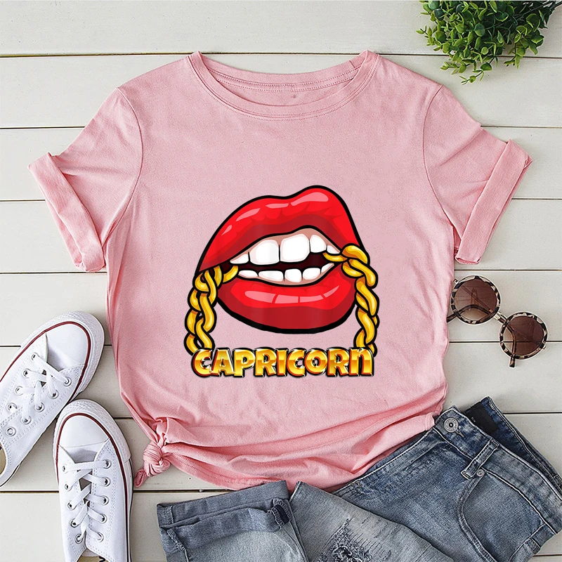 Women Plus Size Harajuku Tops Summer Tops 12 Zodiac Graphic Tees Women Lips Kawaii T-shirt Clothes Girl T Shirts ,Drop Shipping
Women Plus Size Harajuku Tops Summer Tops 12 Zodiac Graphic Tees Women Lips Kawaii T-shirt Clothes Girl T Shirts ,Drop Shipping