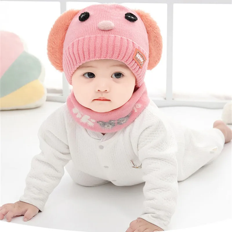 2pcs/set Baby Knitted Hat With Cute Puppy Ears Cartoon Lace-up Children Girls Boys Warm Winter Bib Hat Set For Kids 3-24 Months
2pcs/set Baby Knitted Hat With Cute Puppy Ears Cartoon Lace-up Children Girls Boys Warm Winter Bib Hat Set For Kids 3-24 Months