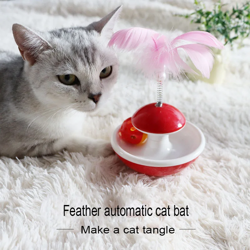 Cat Toys Feather Tumbler Teasing The Cat Spring Feather Stick Play Bite Resistant Vocal Toys Pet Interactive Toys Cat Products
Cat Toys Feather Tumbler Teasing The Cat Spring Feather Stick Play Bite Resistant Vocal Toys Pet Interactive Toys Cat Products