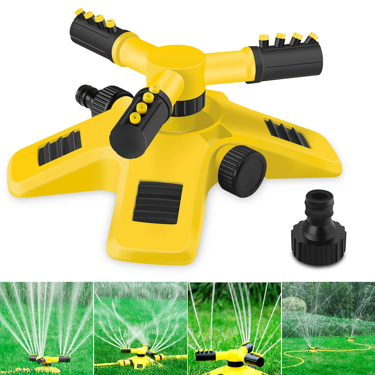 Разбрызгиватель для газона, вращающийся на 360 °
Разбрызгиватель для газона, вращающийся на 360 °
