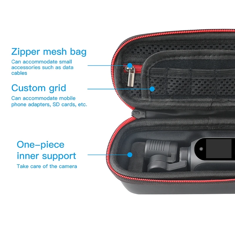 2021 New Waterproof Carrying Case Storage Bag for FIMI PALM 2 Gimbal Camera Stabilizer
2021 New Waterproof Carrying Case Storage Bag for FIMI PALM 2 Gimbal Camera Stabilizer