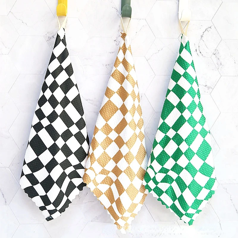 1 Pc 25x25cm Wave Pattern Fish Scale Grid Cloth Rag Water Absorbable Glass Kitchen Cleaning Cloth Wipes Household Table Tools
1 Pc 25x25cm Wave Pattern Fish Scale Grid Cloth Rag Water Absorbable Glass Kitchen Cleaning Cloth Wipes Household Table Tools