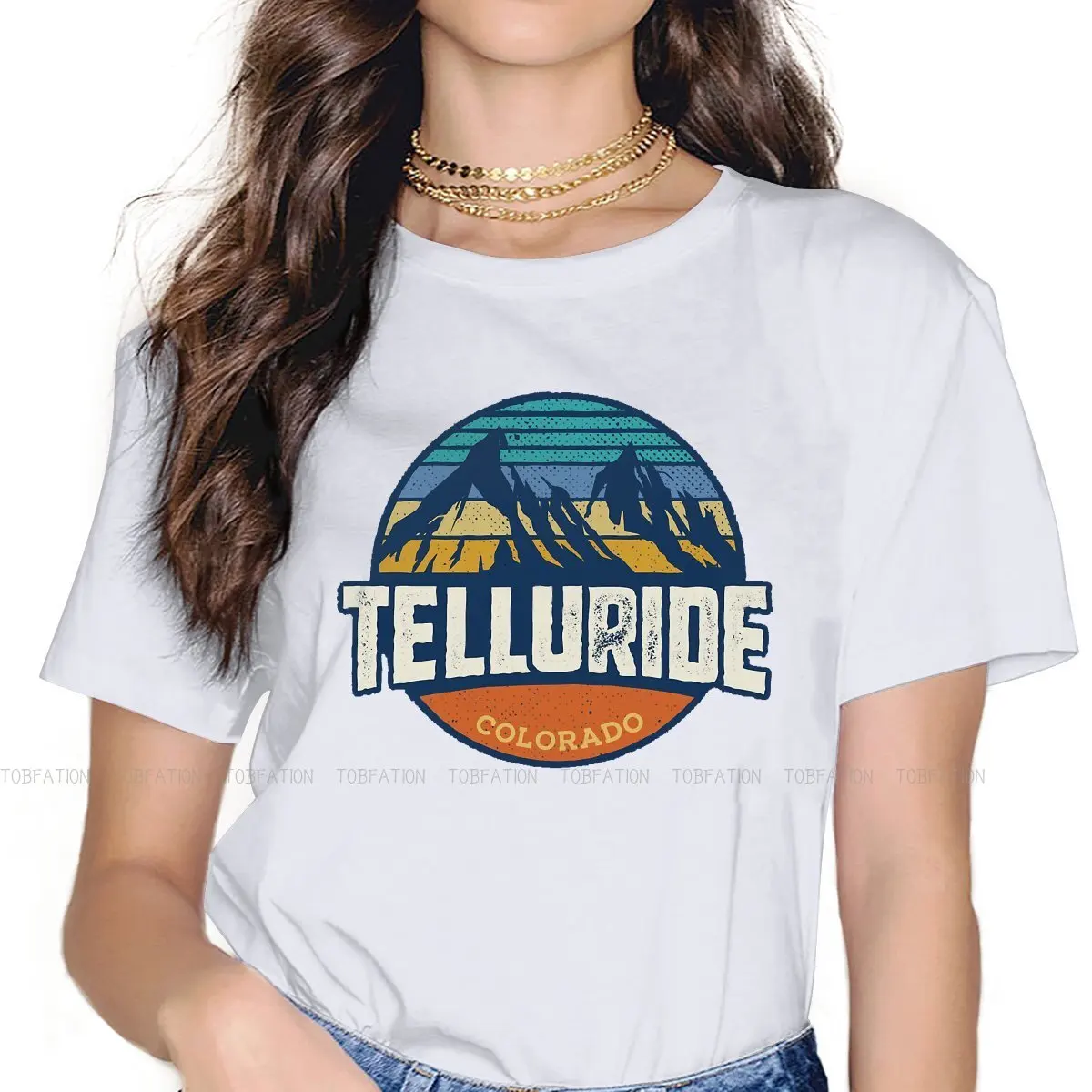 Уличные футболки 5XL Telluride Колорадо, отличительная женская футболка, хипстерские Топы
Уличные футболки 5XL Telluride Колорадо, отличительная женская футболка, хипстерские Топы