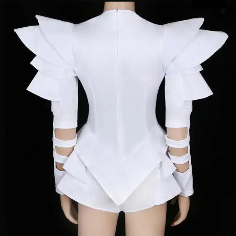 White Bodysuit Dance Costumes Bar Dj Dancers Sexy Nightclub DS Singer Dance Team Jazz HIP HOP Show Stage Outfit
White Bodysuit Dance Costumes Bar Dj Dancers Sexy Nightclub DS Singer Dance Team Jazz HIP HOP Show Stage Outfit