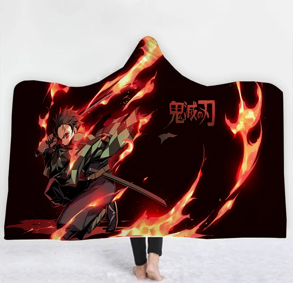 pattern Character Demon Slayer Hooded Blanket Adult colorful child Sherpa Fleece Wearable Blanket Microfiber Bedding style-4
pattern Character Demon Slayer Hooded Blanket Adult colorful child Sherpa Fleece Wearable Blanket Microfiber Bedding style-4