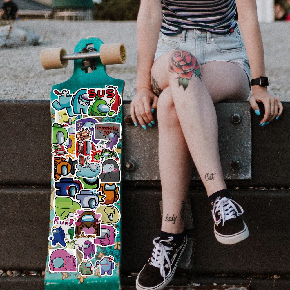 100Pcs Game Among US Stickers For Laotop Phone Skateboard Luggage Fridge Guitar Motorcycle Car Travel Luggage Sticker Decals
100Pcs Game Among US Stickers For Laotop Phone Skateboard Luggage Fridge Guitar Motorcycle Car Travel Luggage Sticker Decals