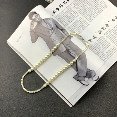 HANGZHI 2020 New Cool Hip Hop Punk Personality Retro Pearl Big And Small Clavicle Chain Necklace For Men Women Girls Jewelry
HANGZHI 2020 New Cool Hip Hop Punk Personality Retro Pearl Big And Small Clavicle Chain Necklace For Men Women Girls Jewelry