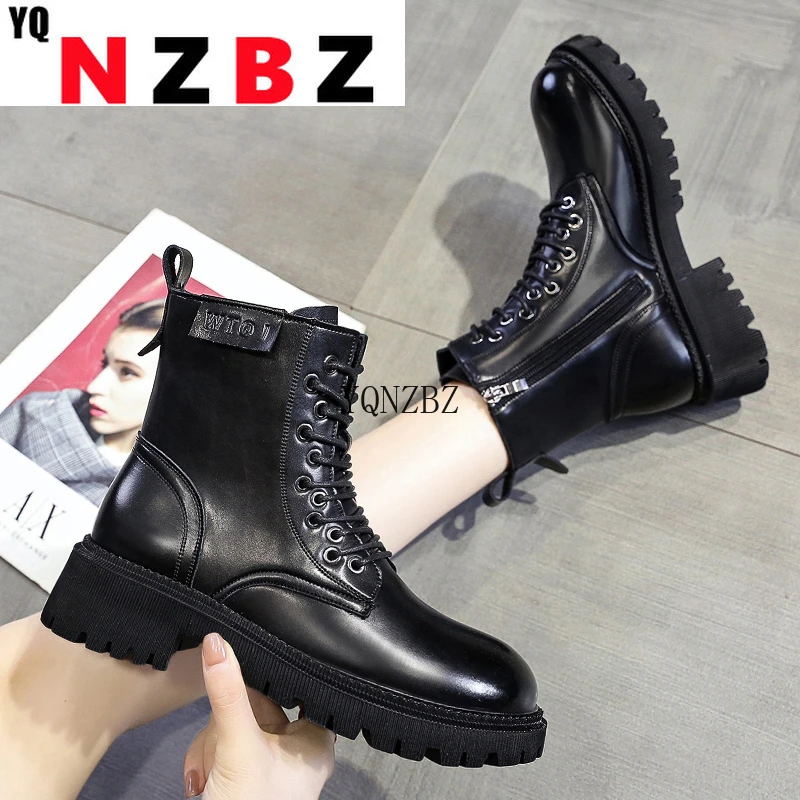 Plus Velvet Martin Boots Women 2021 New Autumn Winter British Style Warm Boots Locomotive Short Boots Women Platform Boots 
Plus Velvet Martin Boots Women 2021 New Autumn Winter British Style Warm Boots Locomotive Short Boots Women Platform Boots